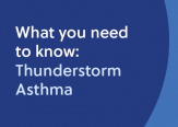 What you need to know: Thunderstorm Asthma