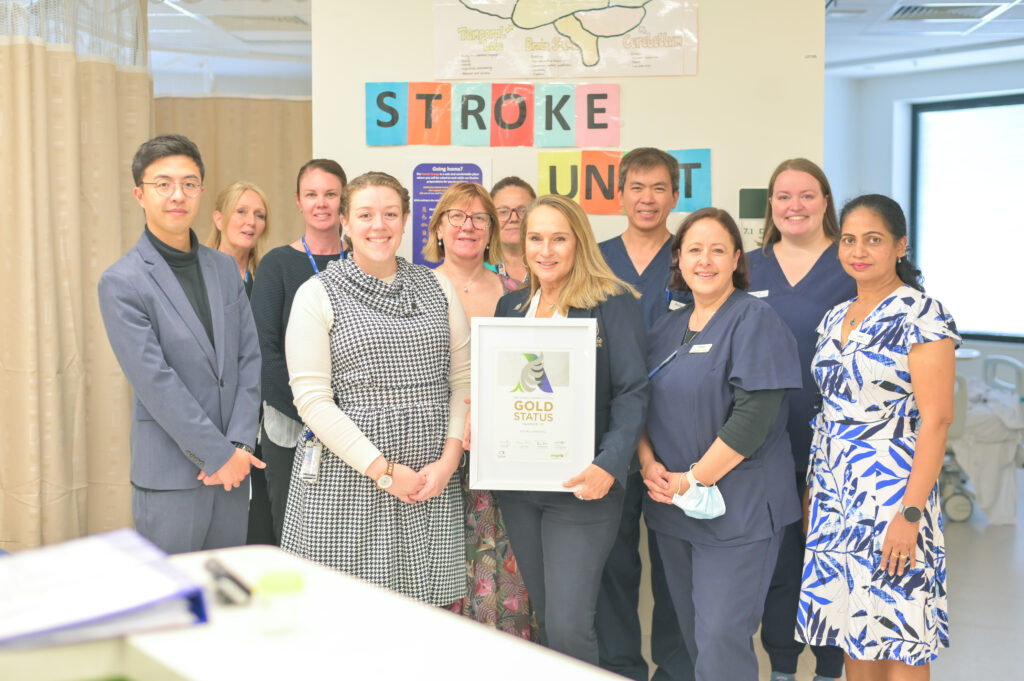 The Eastern Health Stroke Team with Angels Stroke Care Program Specialist Samantha Degasso (centre) Image: Eastern Health